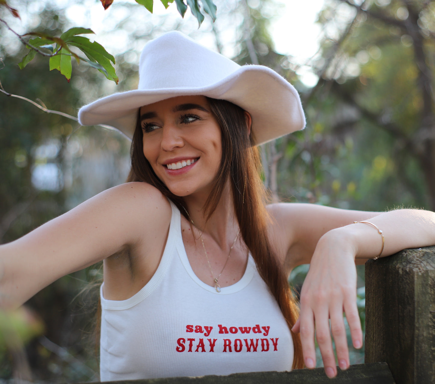 "Say Howdy Stay Rowdy" Tank Top